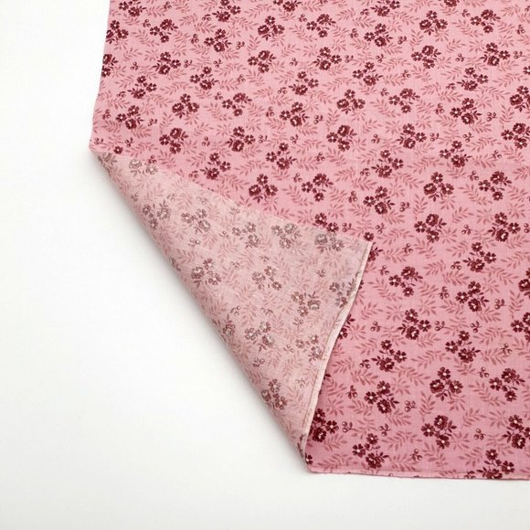 Mini Fern Purple Flower Fat Quarter Fabric 100% Cotton 18" x 21" Minimum Cut 2 - Picture 5 of 6